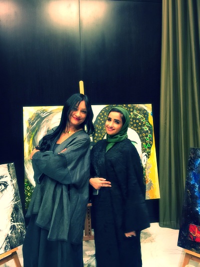 Hessa Al Falasi hfboutique with suzi f nassif ar event and exhibitions in Dubai-SuziNassif